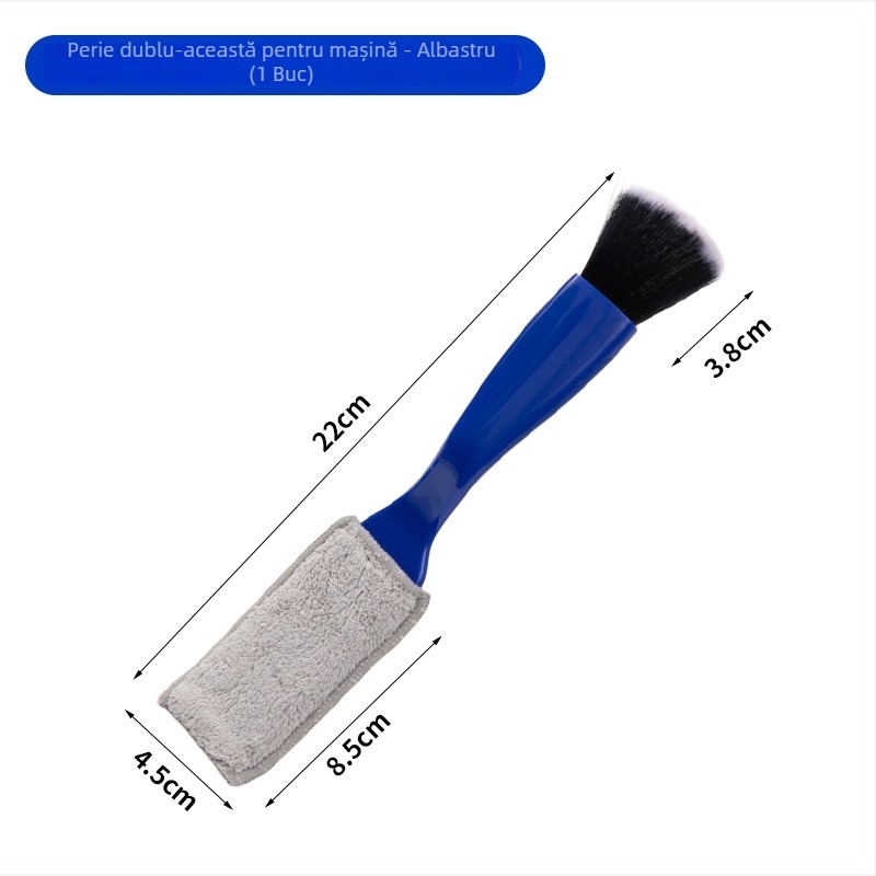 Bao Zongguan Coral Fleece Perie de Curățare A1306 – Perie auto pentru îndepărtarea prafului din gurile de aer ale AC-ului, peri moi, prelucrare personalizabilă