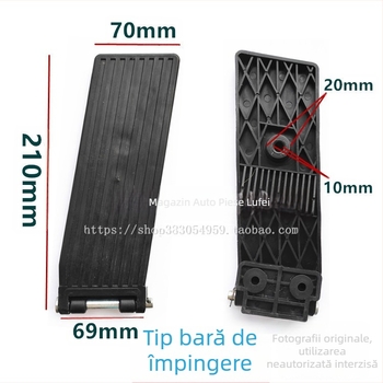 Pad de accelerație pentru stivă (forklift) cu accesoriu pentru ambreiaj – din plastic; compatibil cu Heli, Hangcha, Lonking și Lifu.