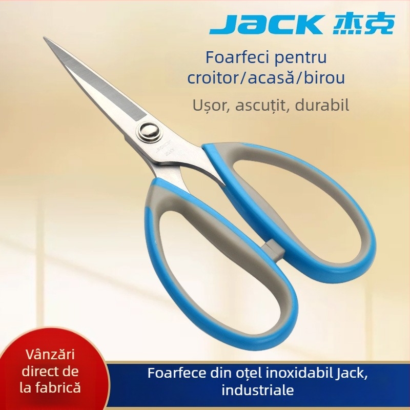 Foarfecă de croitorie din oțel inoxidabil Jack Strong Shear – vârfuri ascuțite, pentru croitorie și uz casnic