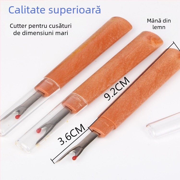 Îndepărtător portabil de ață, din plastic, pachet de 50