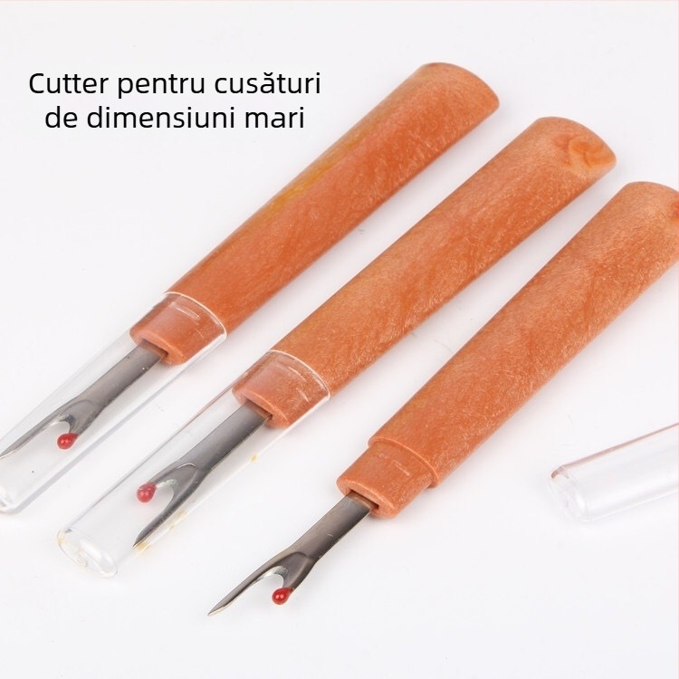 Îndepărtător portabil de ață, din plastic, pachet de 50