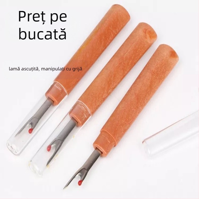 Îndepărtător portabil de ață, din plastic, pachet de 50