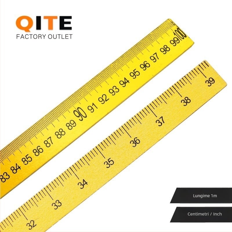 Timhuada Riglă din lemn – Riglă din lemn pentru cusut, instrument de măsurare