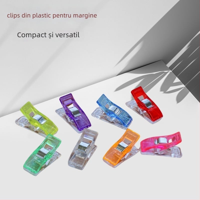 Clip de poziționare pentru broderie cu cruce, din plastic, pliabil, pentru cusut și patchwork