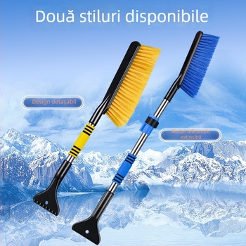 Instrument pentru îndepărtarea zăpezii de la mașină și racletă cu mâner lung, dinPlastic, marca Jiajing, racletă multifuncțională (Plastic • Jiajing • Racletă • Fără personalizare)