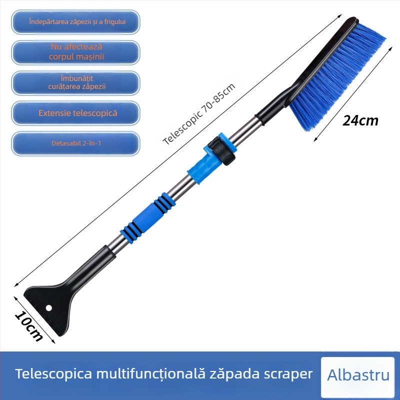 Instrument pentru îndepărtarea zăpezii de la mașină și racletă cu mâner lung, dinPlastic, marca Jiajing, racletă multifuncțională (Plastic • Jiajing • Racletă • Fără personalizare)