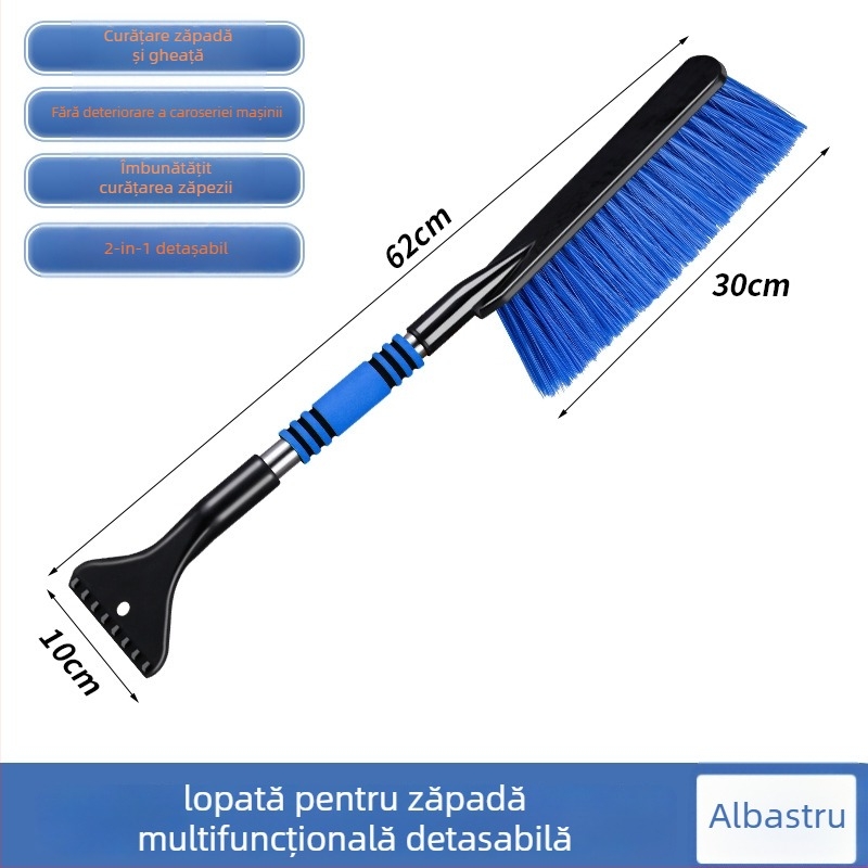 Instrument pentru îndepărtarea zăpezii de la mașină și racletă cu mâner lung, dinPlastic, marca Jiajing, racletă multifuncțională (Plastic • Jiajing • Racletă • Fără personalizare)
