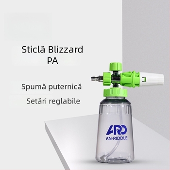 Pistol de spălat auto cu presiune înaltă, construcție din plastic de inginerie — corp, interfață și duză din plastic