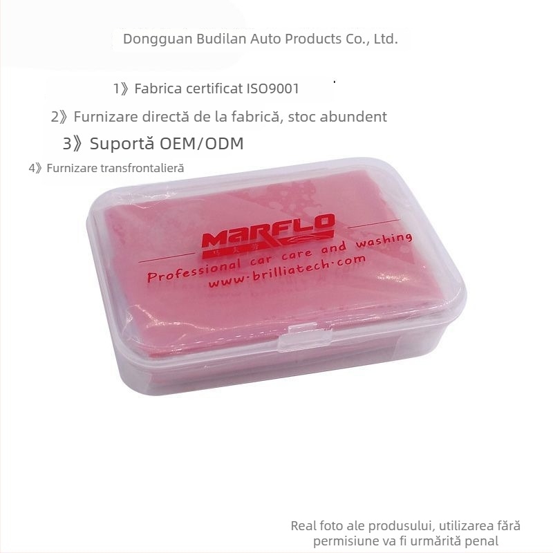 Marflo lut elastic pentru spălarea mașinii, lut vulcanic, curățare eficientă, 100 g, marcă privată autorizată