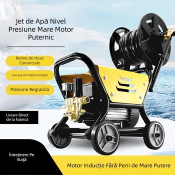 Spălător de înaltă presiune pentru uz casnic, 2200 W, 220 V, presiune maximă 130 bar, debit 9 L/min, greutate 14 kg