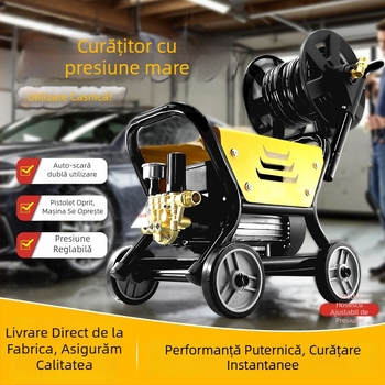 Spălător de înaltă presiune pentru uz casnic, 2200 W, 220 V, presiune maximă 130 bar, debit 9 L/min, greutate 14 kg