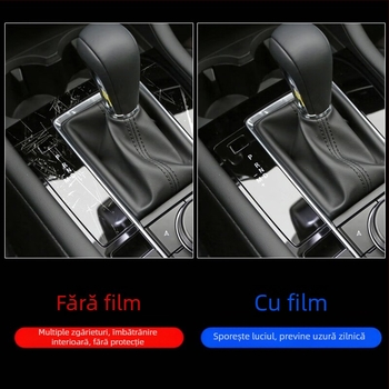 Protecție ecran TPU pentru display-ul central Mazda 3 Angksera 2024 — construcție monobloc, rezistent la zgârieturi, antiamprentă, rezistent la temperaturi ridicate/scăzute