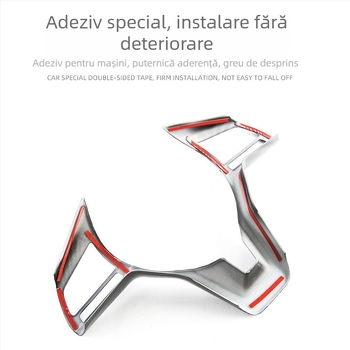 Decaluri decor interior volan Nissan Roox | Material ABS | Formare all-in-one | Poziții: aerisire, buton volan, afișaj navigație | Brand: Little Music King