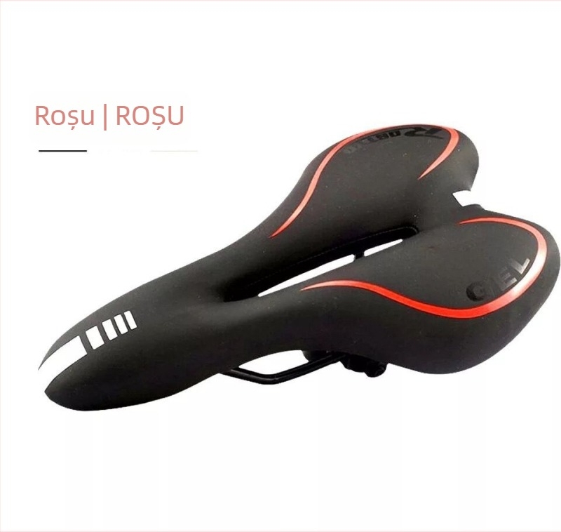 Șa de bicicletă din silicon, cu pernă goală, groasă, pentru biciclete de munte