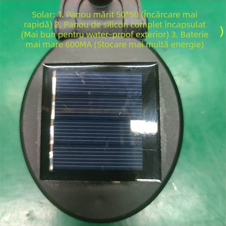 Lumină de peisaj solar cu floare sălbatică artificială, exterior IP65, LED decorativ din oțel inoxidabil