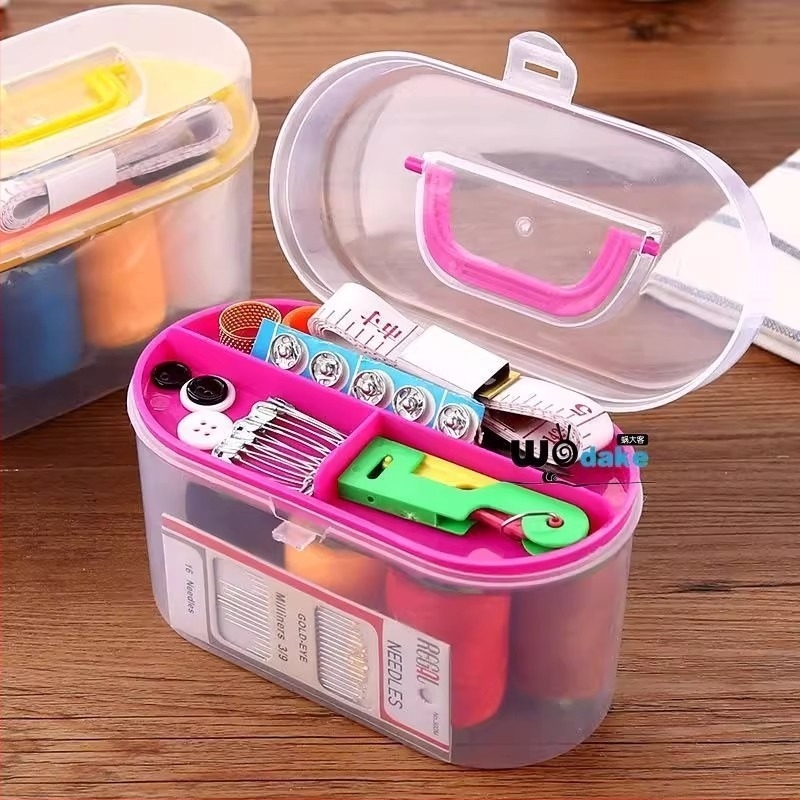 Cutie portabilă pentru cusut – stil minimalist japonez, origine Zhejiang, set de 100 bucăți, greutate aproximativă 190 g