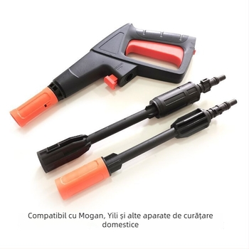 Pistol de înaltă presiune pentru spălarea mașinilor, cu ventil metalic, cap rapid cu conectare, corp din plastice de inginerie, greutate 1,0 kg