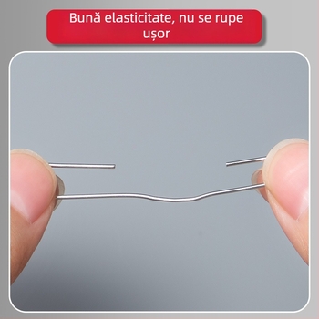 Clips de hârtie Barrel – oțel inoxidabil, clip de documente în formă de U pentru birou (Brand: Learn happily, Model: Barrel)