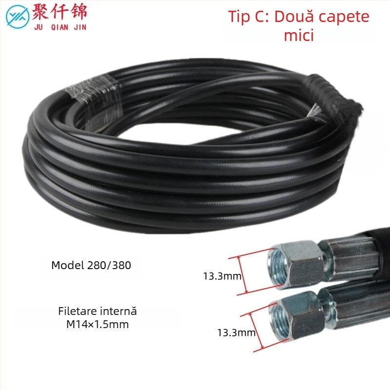 Conductă de apă pentru spălarea mașinilor, cu presiune înaltă (Tip: Car wash high-pressure water pipe; Material: PVC; Marcă: Poly Brocade)