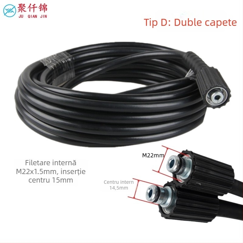 Conductă de apă pentru spălarea mașinilor, cu presiune înaltă (Tip: Car wash high-pressure water pipe; Material: PVC; Marcă: Poly Brocade)