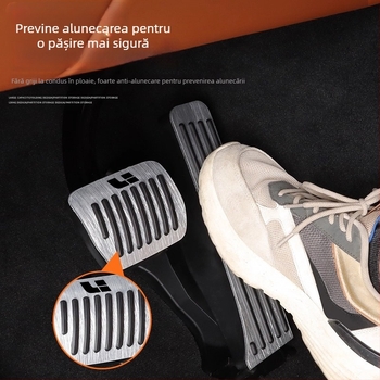 Platformă de pedale din aliaj de aluminiu pentru L6/L7/L8/L9/MEGA – antiderapant pentru pedalele de accelerație și frână, transmisie automată