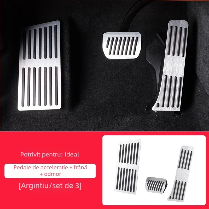 Platformă de pedale din aliaj de aluminiu pentru L6/L7/L8/L9/MEGA – antiderapant pentru pedalele de accelerație și frână, transmisie automată