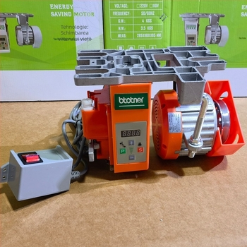 Servo motor pentru mașină de cusut industrială, economie de energie, 220V 550W, semi-automat, motor suspendat pentru mașini de cusut cu blat