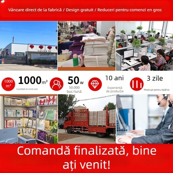 Geantă Tote din pânză și iută, logo imprimat UV, design personalizabil