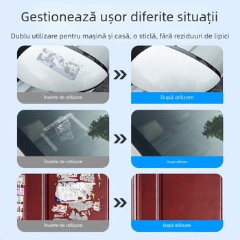 Curățător pentru îndepărtarea adezivului pentru interiorul și exteriorul mașinii, 450 g, 450 ml, Brand: Altă