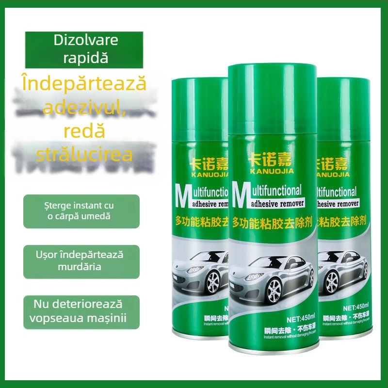 Curățător pentru îndepărtarea adezivului pentru interiorul și exteriorul mașinii, 450 g, 450 ml, Brand: Altă