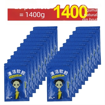 Pastă de curățare moale, adhezivă pentru interiorul mașinii – îndepărtarea prafului din spații și colțuri