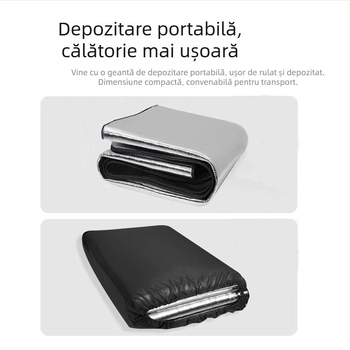 Saltea de dormit hexagonal, îmbunătățită, rezistentă la umezeală, cu folie de aluminiu, pliabilă pentru camping