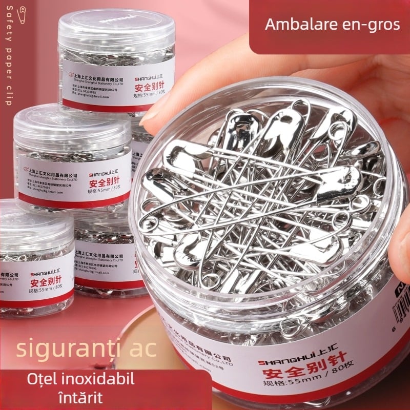 Clipuri de hârtie pentru birou și ace de siguranță, seria Reversal 1050, metal, model Other, ambalaj Other