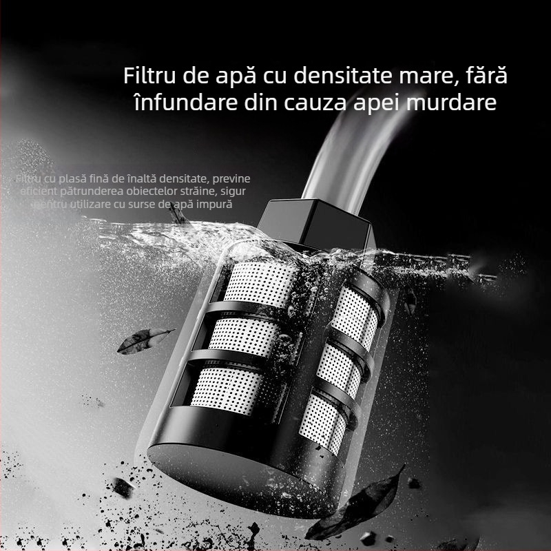 Pistol de apă portabil, reîncărcabil, cu presiune înaltă – kit pentru spălarea mașinii, irigarea fermei și a grădinii