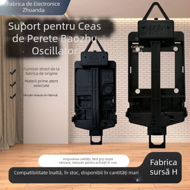 Ceas de perete cu broderie croșetată decorativ - Mișcare cuarț, Carcasă din plastic, Stil modern minimalist (Brand: Treasure Book; Mișcare: cuarț; Carcasă: plastic; Stil: modern minimalist)