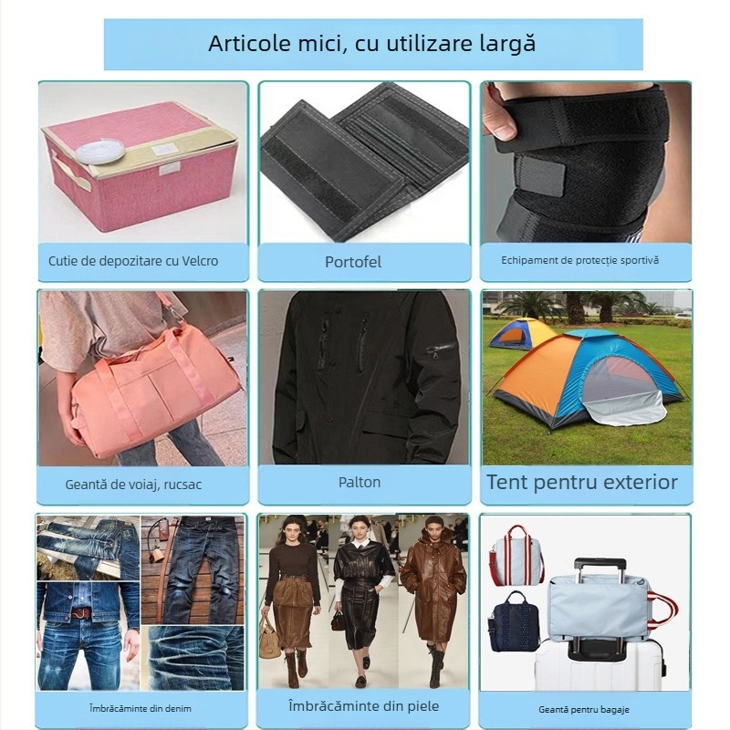 Ață de cusut poliester denim, model 20s/2, grosime medie, pentru mănuși, genți, încălțăminte, pălării, îmbrăcăminte și tapițerie
