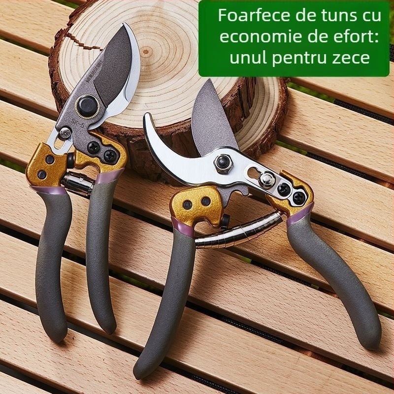 Foarfece de tăiat crengi din oțel SK5 – pentru crengile pomilor fructiferi, economie de efort, pentru crengi groase