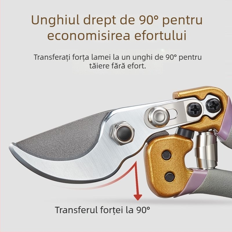 Foarfece de tăiat crengi din oțel SK5 – pentru crengile pomilor fructiferi, economie de efort, pentru crengi groase