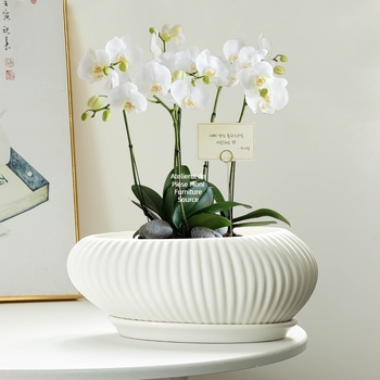 Ghiveci ceramic pentru plante, de podea, stil chinezesc, pentru grădinărit în casă