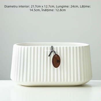 Ghiveci ceramic pentru plante, de podea, stil chinezesc, pentru grădinărit în casă