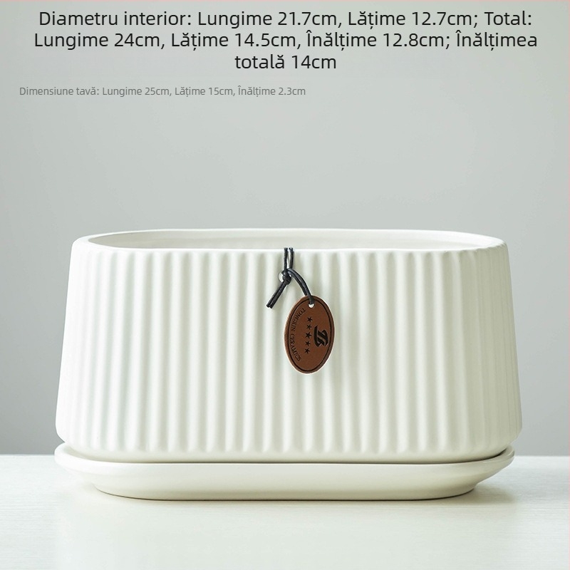 Ghiveci ceramic pentru plante, de podea, stil chinezesc, pentru grădinărit în casă