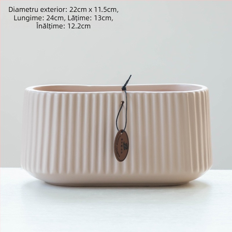 Ghiveci ceramic pentru plante, de podea, stil chinezesc, pentru grădinărit în casă