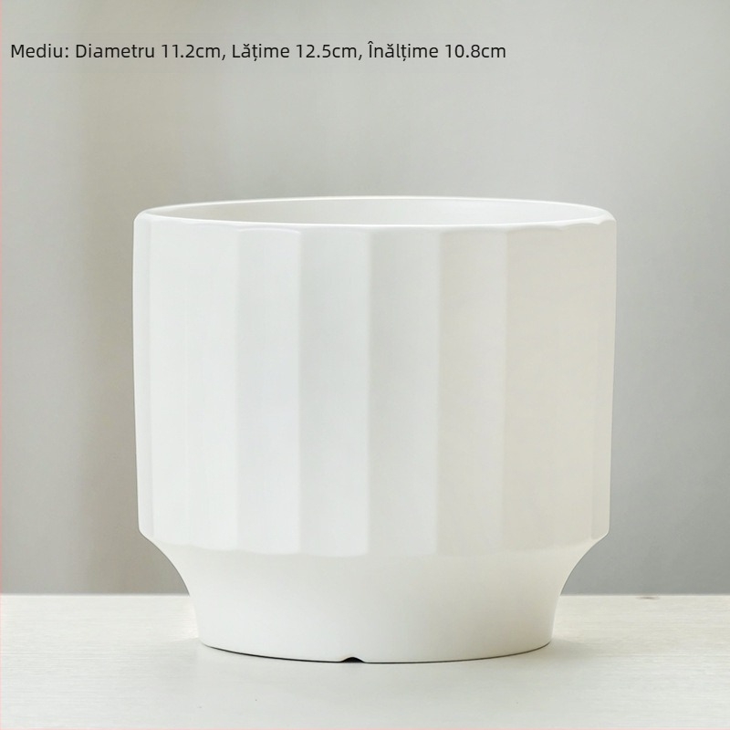 Ghiveci ceramic pentru plante, de podea, stil chinezesc, pentru grădinărit în casă