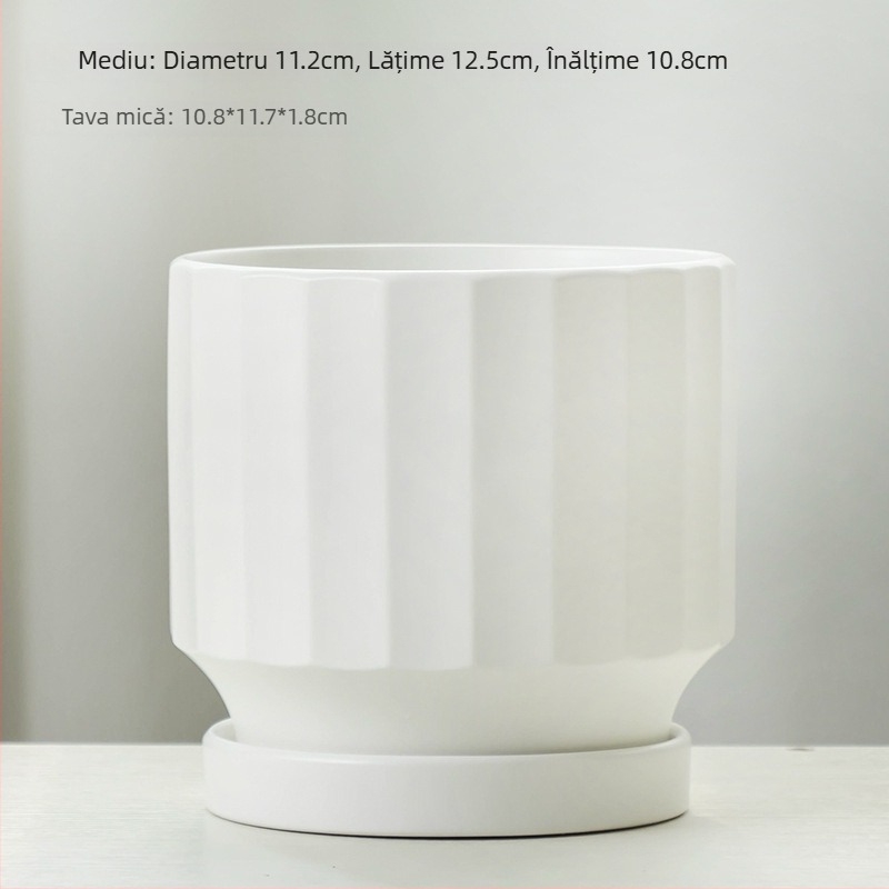 Ghiveci ceramic pentru plante, de podea, stil chinezesc, pentru grădinărit în casă