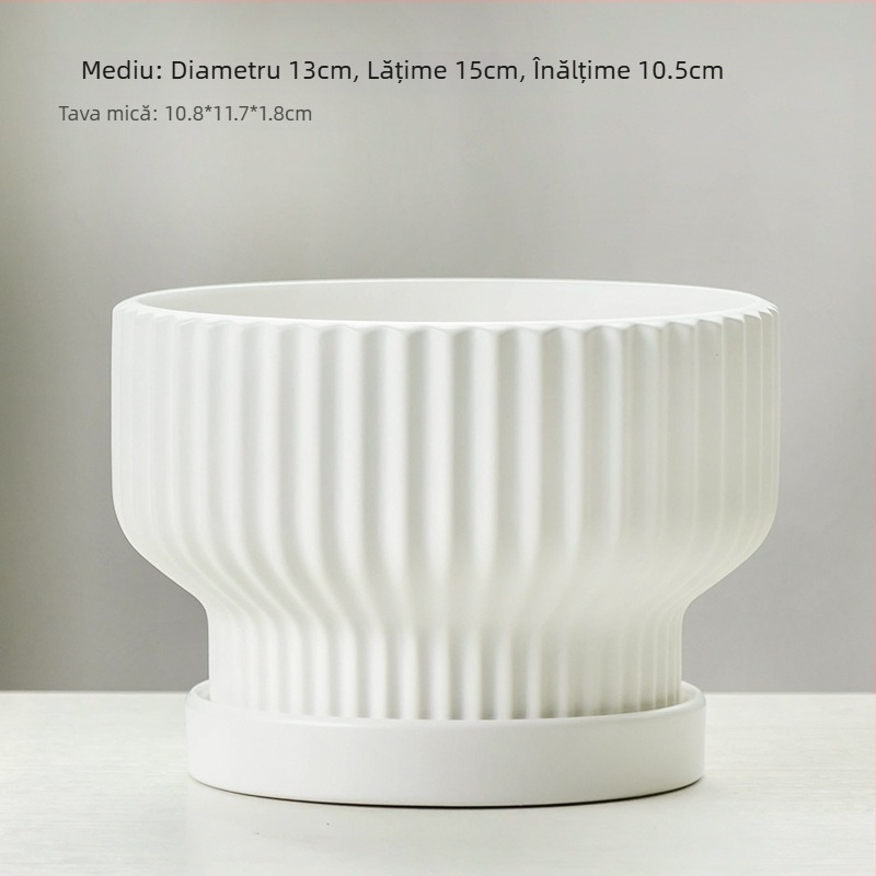 Ghiveci ceramic pentru plante, de podea, stil chinezesc, pentru grădinărit în casă