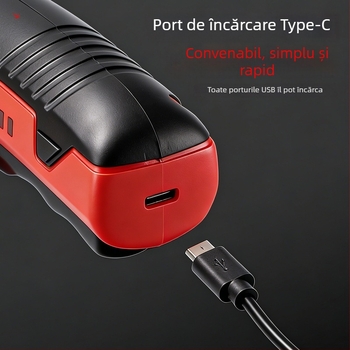 Foarfece electrice pentru materiale, cu baterie reîncărcabilă – pentru uz casnic, tăiere țesături, piele, covoare și perdele