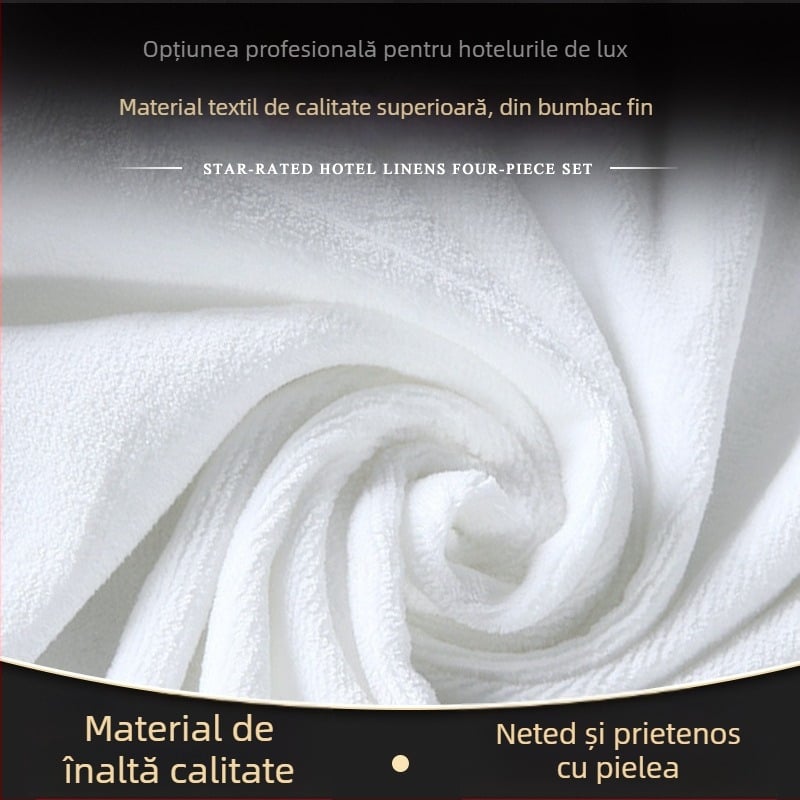 Halat de hotel din bumbac, lung, cu textură waffle și buzunar, 1200 g, cusătură finalizată, imprimare siglă disponibilă