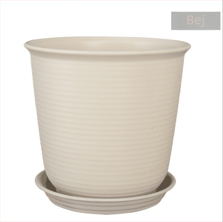 Vază pentru plante din rășină, construcție din plastic turnat, pentru utilizare pe birou sau pe podea, nu se deformează ușor - Exquisite Flowers