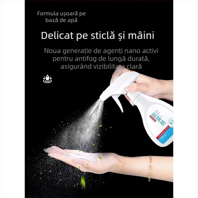 Yiyi Agent antifog pentru parbriz și oglinda retrovizoare – spray impermeabil, model Rainproof anti-fog agent, personalizabil