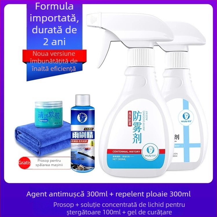 Yiyi Agent antifog pentru parbriz și oglinda retrovizoare – spray impermeabil, model Rainproof anti-fog agent, personalizabil